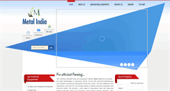 Desktop Screenshot of metalindia.co.in