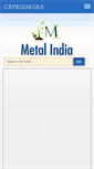 Mobile Screenshot of metalindia.co.in